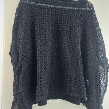 Black Lace Sweater