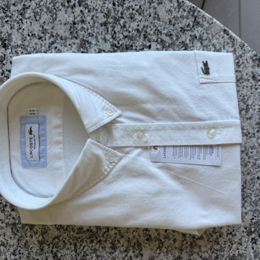 Chemise Lacoste blanche
