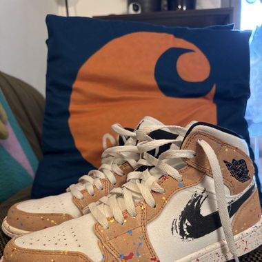 Nike Air Jordan 1 Mid Brushstroke
