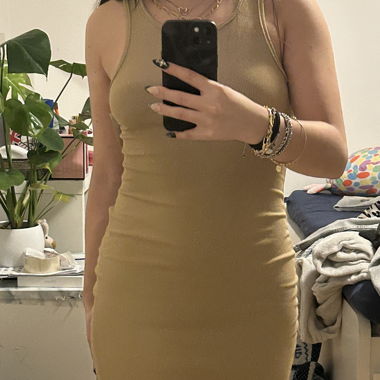 Robe beige 