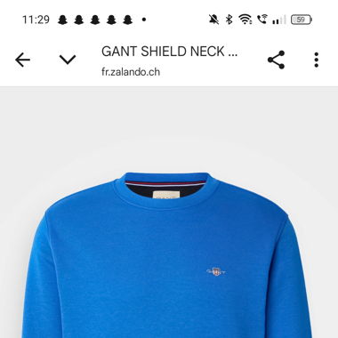 Gant pull bleu neuf  L