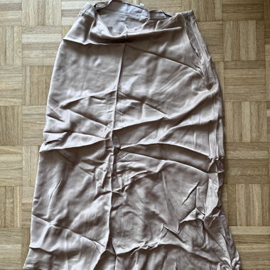 Silky Taupe Skirt
