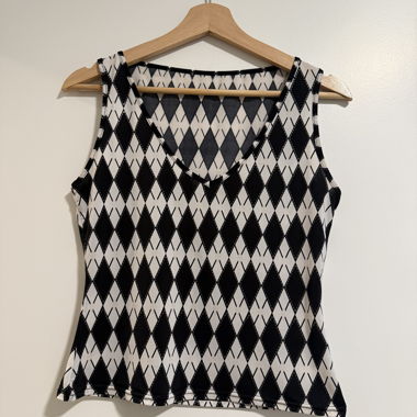 Black Sleeveless Top
