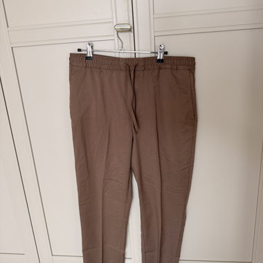 Pantalon en tissu marron H&M