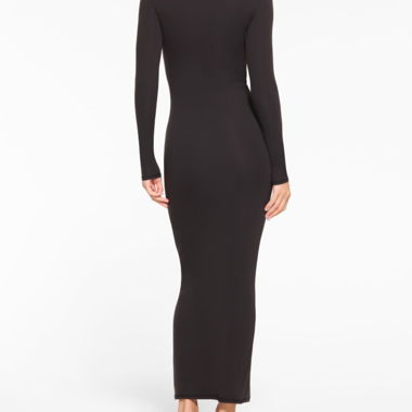 Vestito nero a maniche lunghe SKIMS