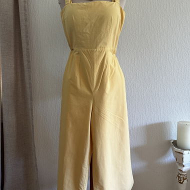 Yellow Love Bonito cotton jumpsuit size S