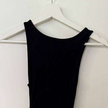 Robe moulante noire
