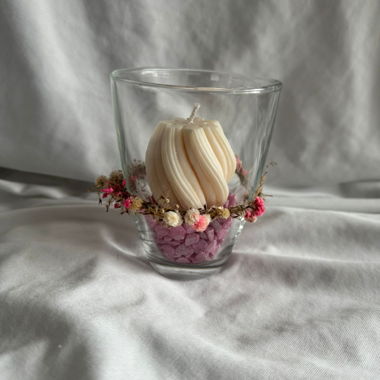 Homemade candle jar