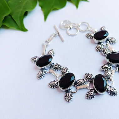 Bracciale etnico placcato argento 925