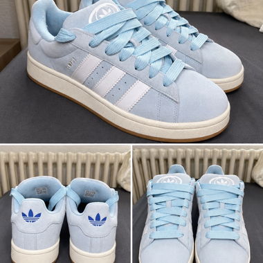 Baskets adidas bleu clair