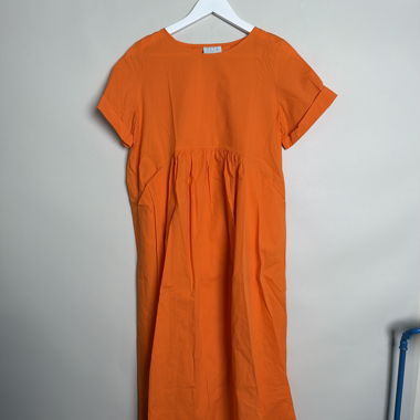 Orange 1978 Kleid