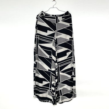 Palazzo pants geometric print