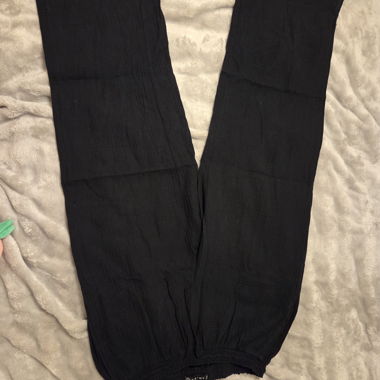 Amisu summer trousers, black, size 44