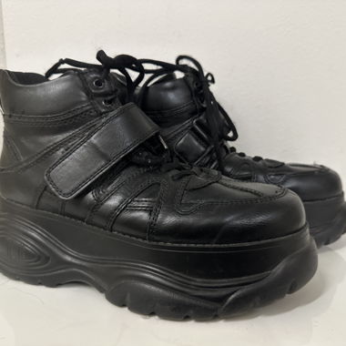 High top Plateau Sneaker Black 40