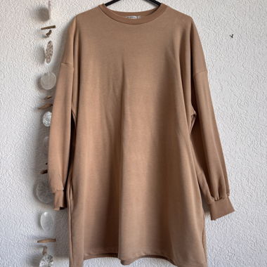 Robe pull camel Stradivarius taille S