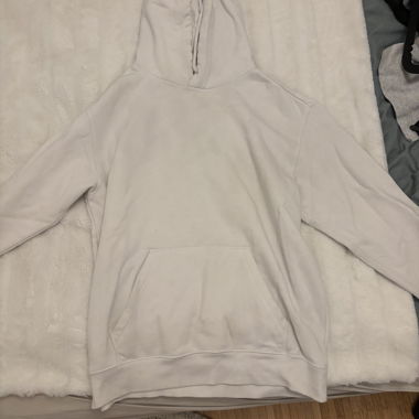 H&M white hooded sweatshirt