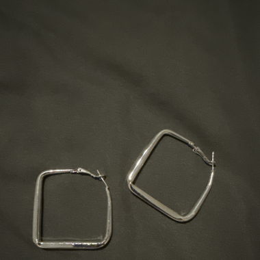 Silver-Colored Earrings