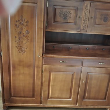 Handmade Buffet Cabinet Walnut solid