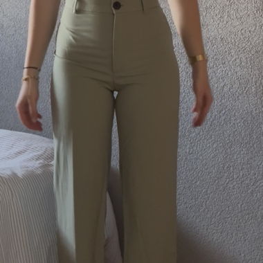 Pantalon classe vert 