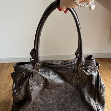 Braune Ledertasche von L. Credi