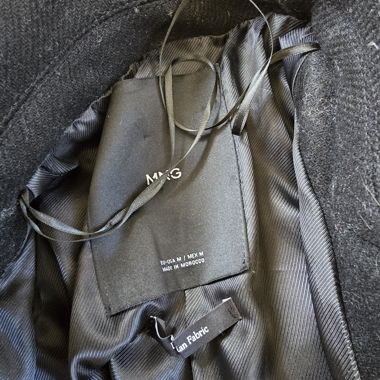 Manteau en laine noir M