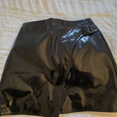 Karen Millen Faux Leather Skirt