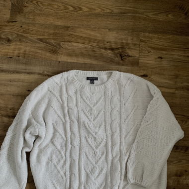 Strickpullover weiss