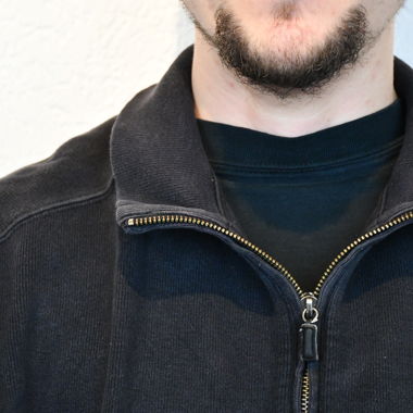Polo Ralph Lauren black quarter-zip sweater XL