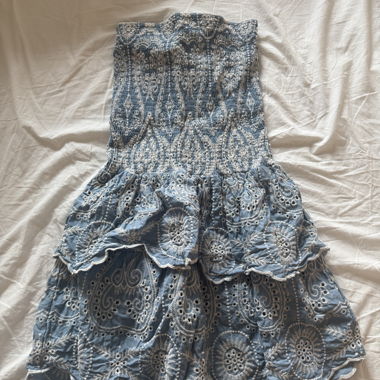 Blue Lace Dress S
