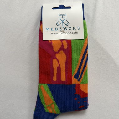 Bunte MedSocks Socken, Grösse 35-40