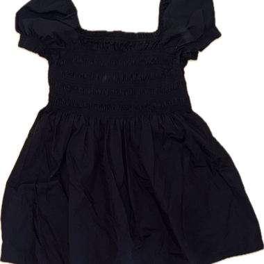 Black short summer dress (XL)