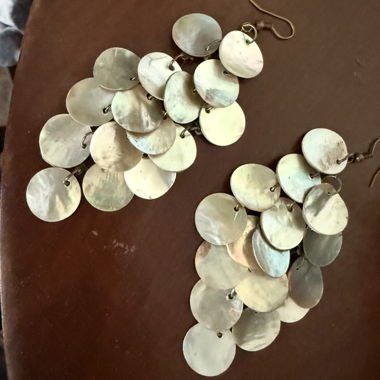 Boucles d'oreilles coquillage été Y2K