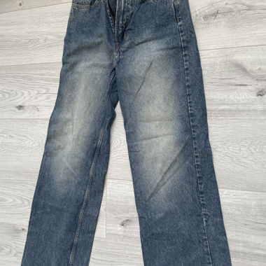 Jean baggy taille haute