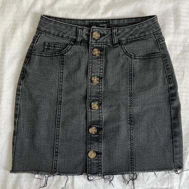 Jupe en jean noir