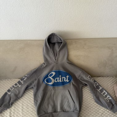 Felpa con cappuccio Saint Michel - grigio/blu