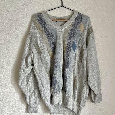 Vintage Pullover helle Farben