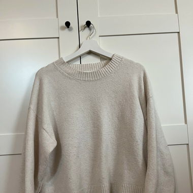 strickpullover weiss