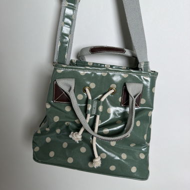 Green Polka Dot Shoulder Bag