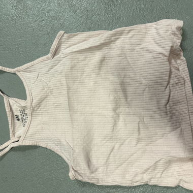 Top senza maniche a coste H&M