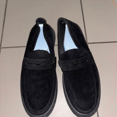 Black open shoe