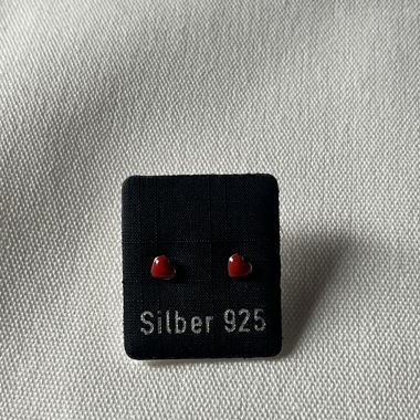 Ohrstecker Silber Herz