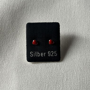 Ohrstecker Silber Herz