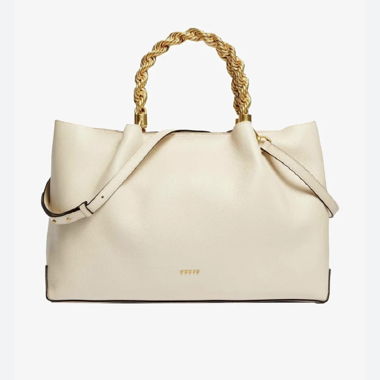 Borsa tote Guess beige con manici dorati