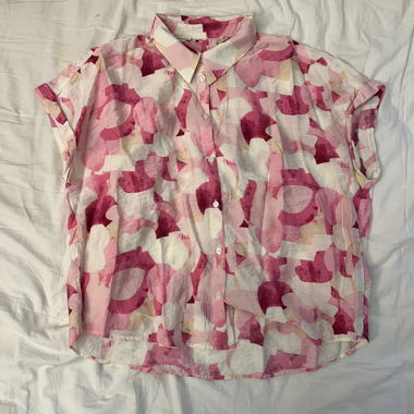 esprit blouse, floral pattern - like new