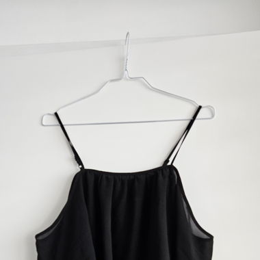 Black Top with Lace // S