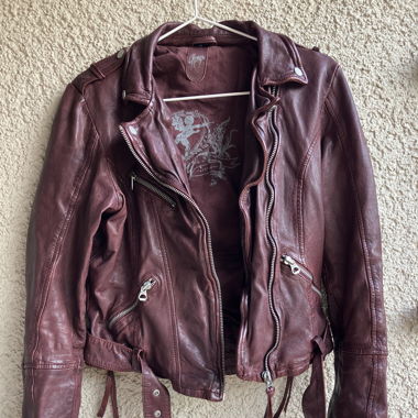 Lederjacke