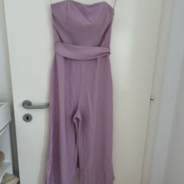 Lila Bustier-Jumpsuit