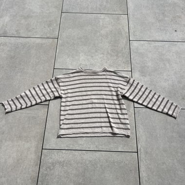 Pull tricot rayé XS