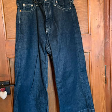 Jean baggy taille basse dark wash