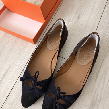 Hermes Ballerinas mit Box
